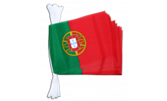 Fahnenkette Portugal - 15 x 22 cm
