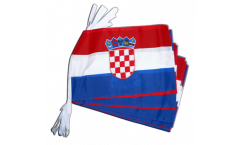 Fahnenkette Kroatien - 30 x 45 cm