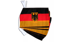Fahnenkette Deutschland mit Adler - 30 x 45 cm