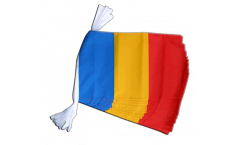 Fahnenkette Rumänien - 30 x 45 cm