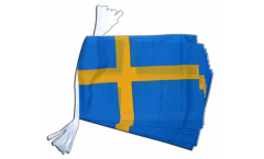 Fahnenkette Schweden - 30 x 45 cm