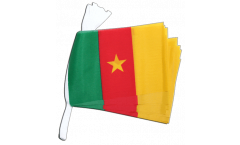 Fahnenkette Kamerun - 15 x 22 cm