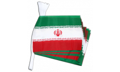 Fahnenkette Iran - 15 x 22 cm