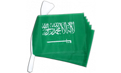 Fahnenkette Saudi-Arabien - 15 x 22 cm