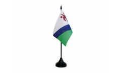 Tischflagge Lesotho alt - 10 x 15 cm