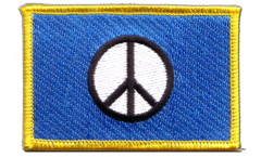 Aufnäher Peace-Symbol - 8 x 6 cm