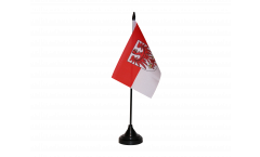 Tischflagge Pulheim Tischfahne Fahne Flagge 10 x 15 cm 
