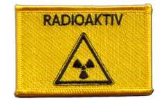Aufnäher Radioaktiv - 8 x 6 cm