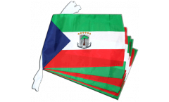 Fahnenkette Äquatorial Guinea - 30 x 45 cm