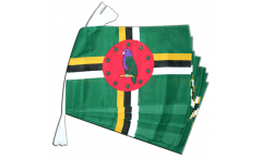 Fahnenkette Dominica - 30 x 45 cm