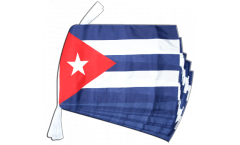 Fahnenkette Kuba - 30 x 45 cm