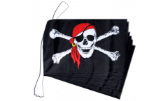 Fahnenkette Pirat mit Kopftuch - 30 x 45 cm