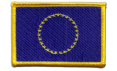 Aufnäher Europäische Union EU mit 27 Sternen - 8 x 6 cm