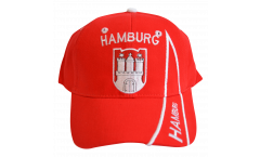 Cap / Kappe Deutschland Hamburg rot, fan