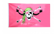 Piraten-Flagge mit Totenkopf schwarz-weiß 75cm , günstige
