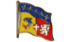 Flaggen-Pin Frankreich Rhône-Alpes - 2 x 2 cm