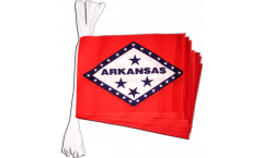 Fahnenkette USA Arkansas - 15 x 22 cm