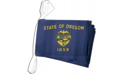 Fahnenkette USA Oregon - 15 x 22 cm