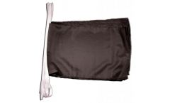 Fahnenkette Einfarbig Schwarz - 30 x 45 cm