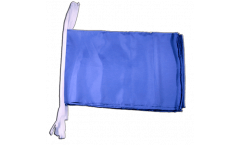 Fahnenkette Einfarbig Blau - 30 x 45 cm