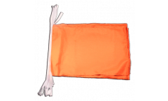 Fahnenkette Einfarbig Orange - 30 x 45 cm