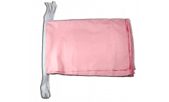 Fahnenkette Einfarbig Pink - 30 x 45 cm