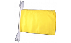 Fahnenkette Einfarbig Gelb - 30 x 45 cm