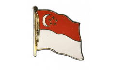 Flaggen-Pin Singapur - 2 x 2 cm