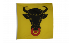 Flagge Schweiz Kanton Uri - 90 x 90 cm