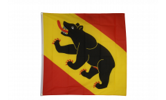 Flagge Schweiz Kanton Bern - 150 x 150 cm