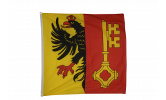 Flagge Schweiz Kanton Genf - 150 x 150 cm