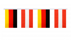 Freundschaftskette Deutschland - Österreich - 15 x 22 cm
