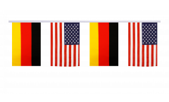 Freundschaftskette Deutschland - USA - 15 x 22 cm