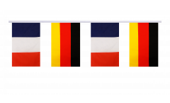 Freundschaftskette Frankreich - Deutschland - 15 x 22 cm