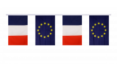 Freundschaftskette Frankreich - Europäische Union EU - 15 x 22 cm