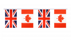 Freundschaftskette Großbritannien - Kanada - 15 x 22 cm