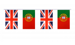 Freundschaftskette Großbritannien - Portugal - 15 x 22 cm