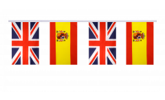 Freundschaftskette Großbritannien - Spanien - 15 x 22 cm