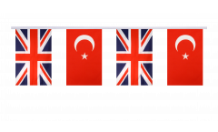 Freundschaftskette Großbritannien - Türkei - 15 x 22 cm