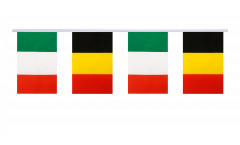 Freundschaftskette Italien - Belgien - 15 x 22 cm