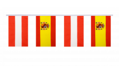 Freundschaftskette Österreich - Spanien - 15 x 22 cm