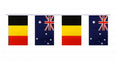 Freundschaftskette Belgien - Australien - 15 x 22 cm