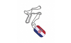 Dog Tag Kroatien - 3 x 5 cm