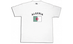 T-Shirt Algerien, weiß, Größe S, Round-T