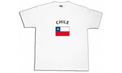 T-Shirt Chile, weiß, Größe M, Round-T