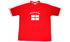 T-Shirt England, rot-weiß, Größe M