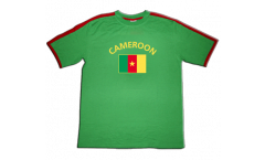 T-Shirt Kamerun, grün-rot, Größe M