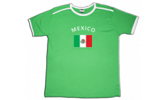 T-Shirt Mexiko, hellgrün-weiß, Größe M