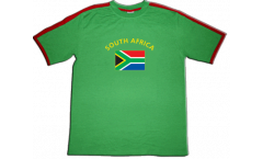 T-Shirt Südafrika, grün-rot, Größe M