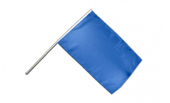 Stockflagge Einfarbig Blau - 60 x 90 cm